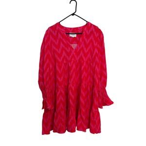 Tuckernuck Pomander Place Hot Pink Ikat Kenzo Dress